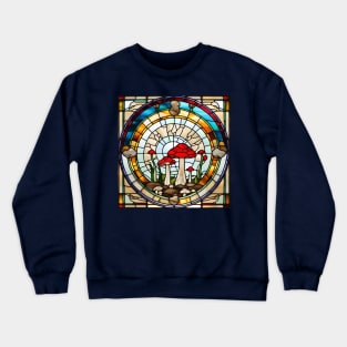 Amanita Honeys Stained Glass Crewneck Sweatshirt